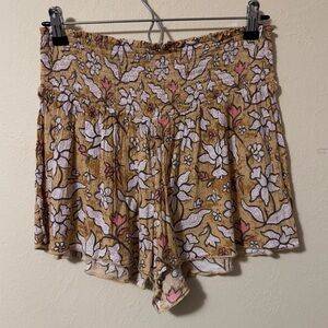 aerie floral print flowy shorts Size Medium
